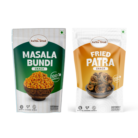 Authentic Snack Combo – Masala Bundi & Fried Patra