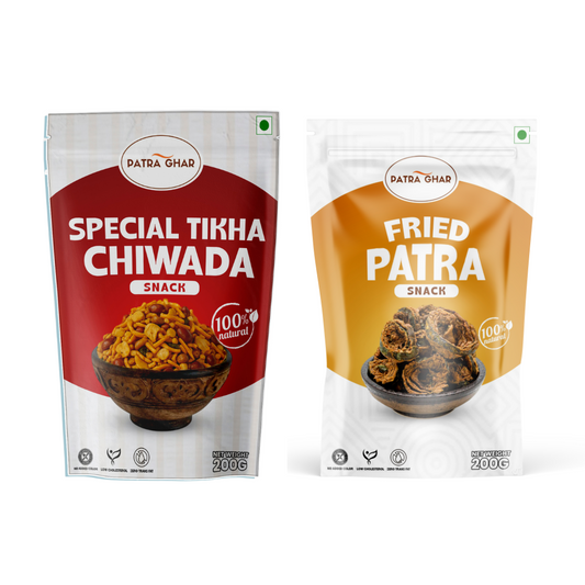 Authentic Snack Combo – Classic Chiwda & Fried Patra