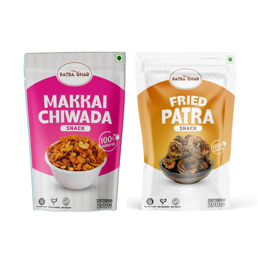 Authentic Snack Combo – Makkai Chiwda & Fried Patra