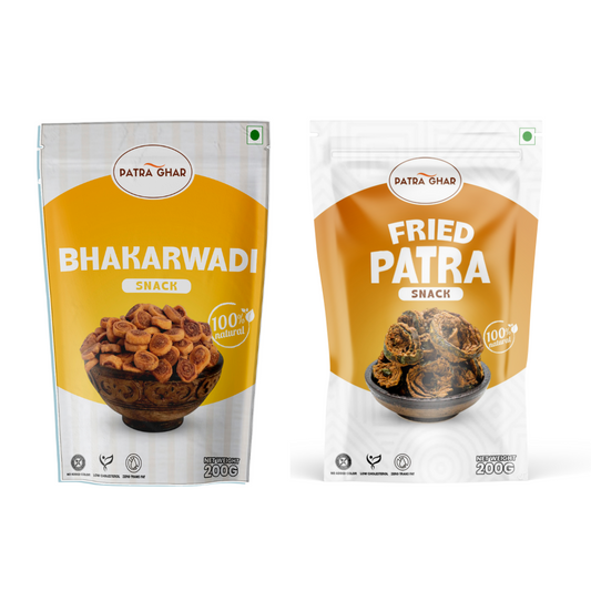 Authentic Snack Combo – Bhakarwadi & Fried Patra